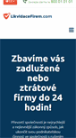 Mobile Screenshot of likvidacefirem.com